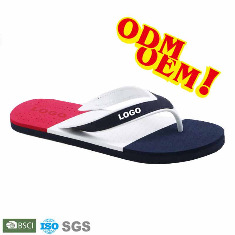 맞춤형 로고 야외 여름 해변 도매 핫 판매 남성 PVC 스트랩 캐주얼 안락 스포츠 EVA Flip Flops Flipflops 슬리퍼